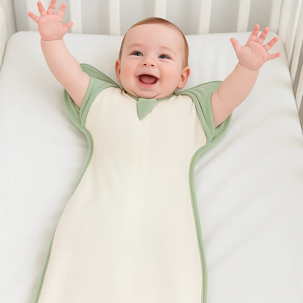 Cuddle-Haven SoothePro Swaddle Sack (Arms-Up Design)