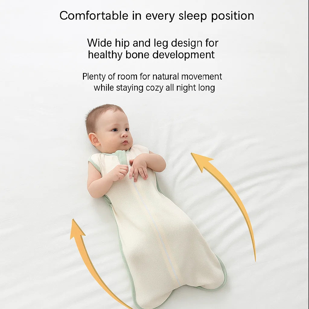 Cuddle-Haven SoothePro Swaddle Sack (Arms-Up Design)